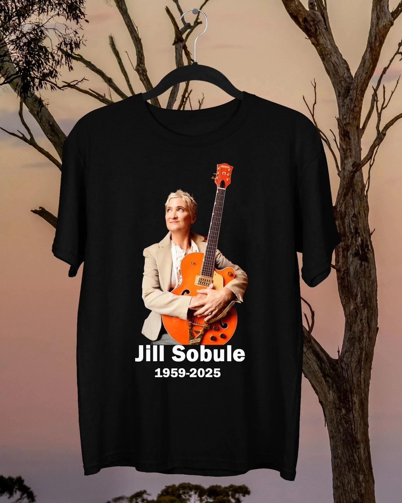 Jill Sobuley Singer 1959-2025 Black All Size Unisex T-Shirt L
Jill Sobuley Singer 1959-2025 Black All Size Unisex T-Shirt L