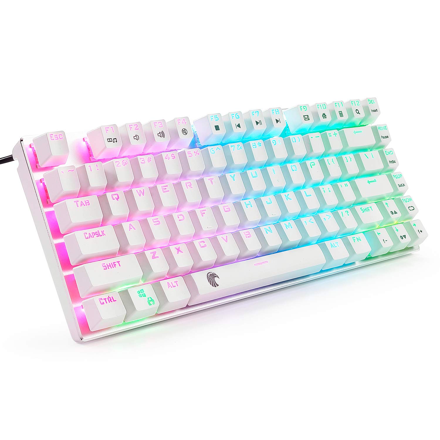 Mechanical Gaming Blue Axis 81 Keys with RGB Luminous LED English Layout USB Wired High Speed Waterproof Office Gaming Computer Keyboard e-Element
Mechanical Gaming Blue Axis 81 Keys with RGB Luminous LED English Layout USB Wired High Speed Waterproof Office Gaming Computer Keyboard e-Element