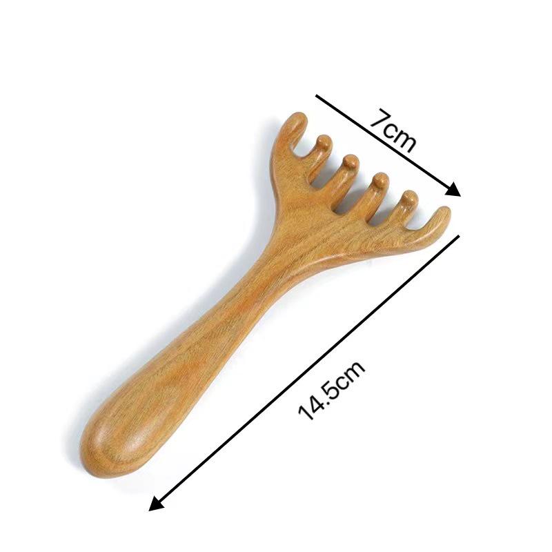 Green Sandalwood Five-Claw Head & Eye Massager for Scalp Therapy & Gua Sha
Green Sandalwood Five-Claw Head & Eye Massager for Scalp Therapy & Gua Sha