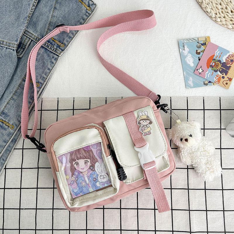 Stylish Nyl Small Messenger Bag, Student Girls Chic Shoulder Bag, Coin Purse Phe Bags, Suitable for Daily Use Collocati рожевий
Stylish Nyl Small Messenger Bag, Student Girls Chic Shoulder Bag, Coin Purse Phe Bags, Suitable for Daily Use Collocati рожевий