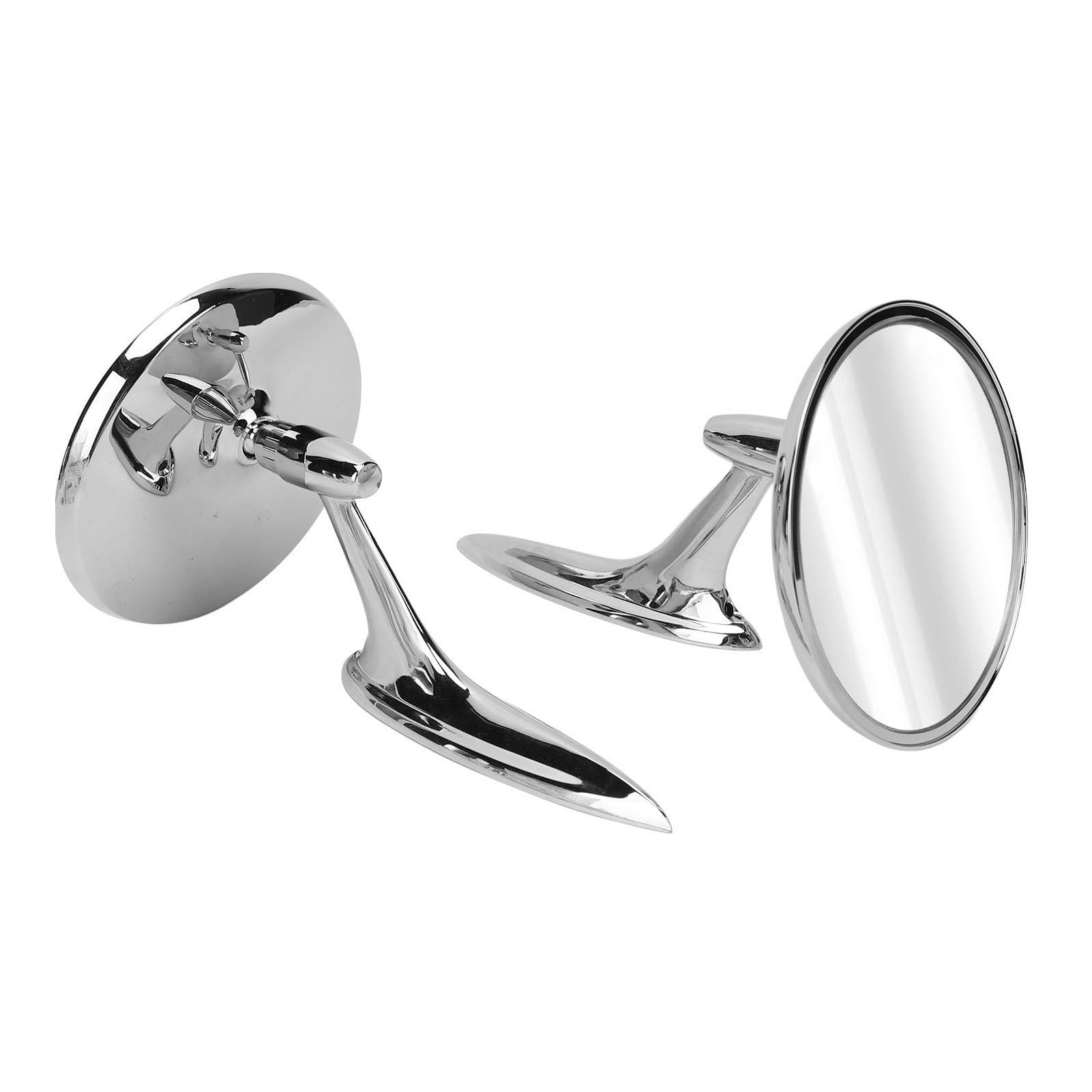 Headerbs 1 Pair of Chrome Door Side View Mirrors, Exterior Replacement Rearview Mirrors for 1963-1964 Nova 1962-1965, Manual Folding
Headerbs 1 Pair of Chrome Door Side View Mirrors, Exterior Replacement Rearview Mirrors for 1963-1964 Nova 1962-1965, Manual Folding