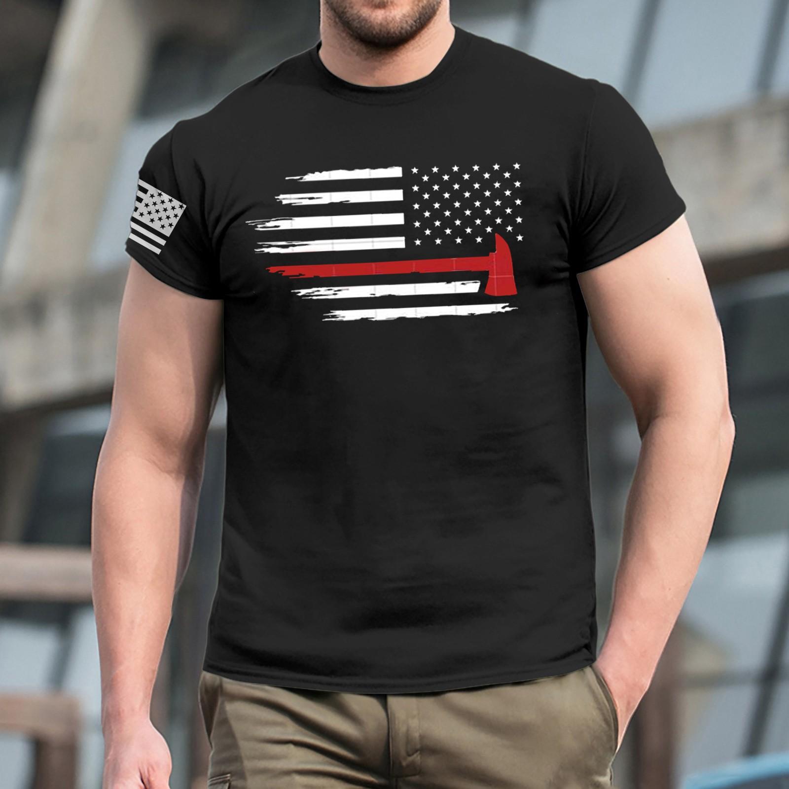 Summer Men s Popular T-shirt Printed Round Neck Short Sleeve T-shirt XL чорний
Summer Men s Popular T-shirt Printed Round Neck Short Sleeve T-shirt XL чорний