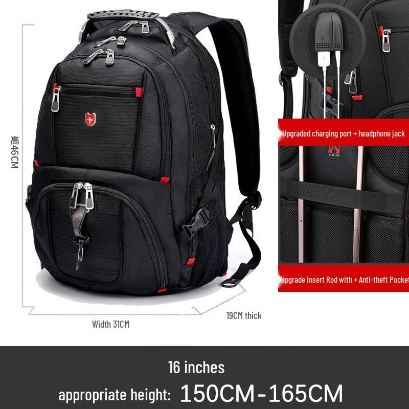 Men s Large Capacity Backpack for Business, Travel, and School - Versatile Laptop Bag for Junior High School and Casual Hiking
Men s Large Capacity Backpack for Business, Travel, and School - Versatile Laptop Bag for Junior High School and Casual Hiking