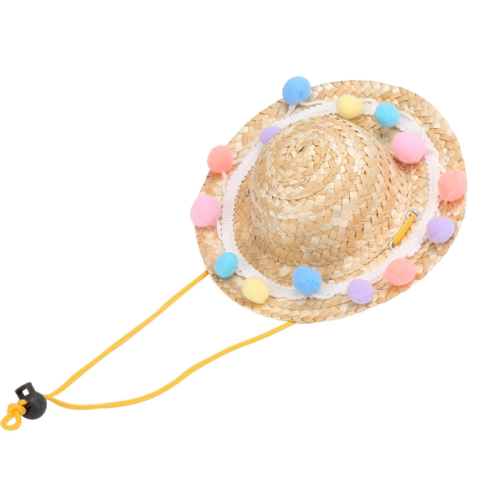 Pet Pig Outdoor Straw Hat Decoration Summer Sun Protection Cap for Small AnimalsLace M M(for 4-6.5kg)
Pet Pig Outdoor Straw Hat Decoration Summer Sun Protection Cap for Small AnimalsLace M M(for 4-6.5kg)