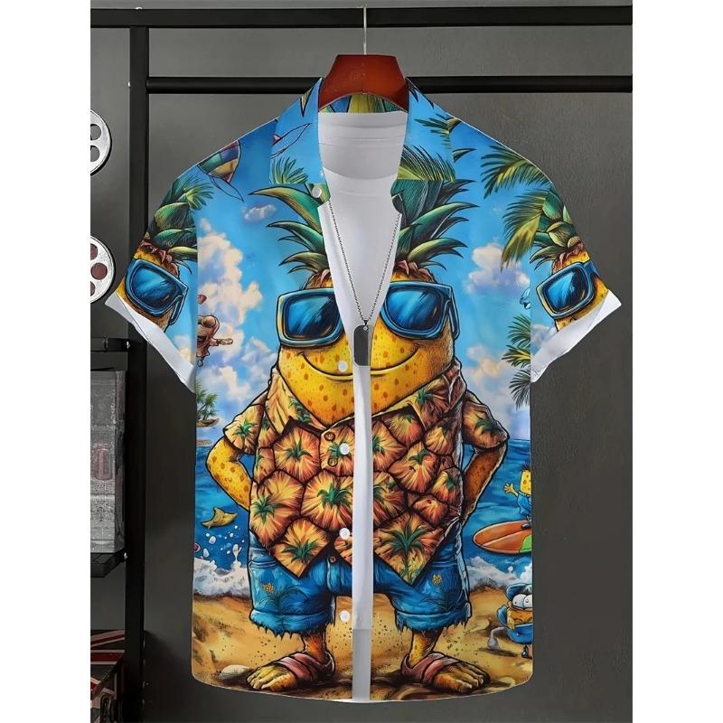 Hawaiian Men s Shirt Abstract Banana Pineapple 3D Printing Tee 2025 Funny Fruit Summer Blouse Lapel Short Sleeves Shirts Tops 5XL
Hawaiian Men s Shirt Abstract Banana Pineapple 3D Printing Tee 2025 Funny Fruit Summer Blouse Lapel Short Sleeves Shirts Tops 5XL