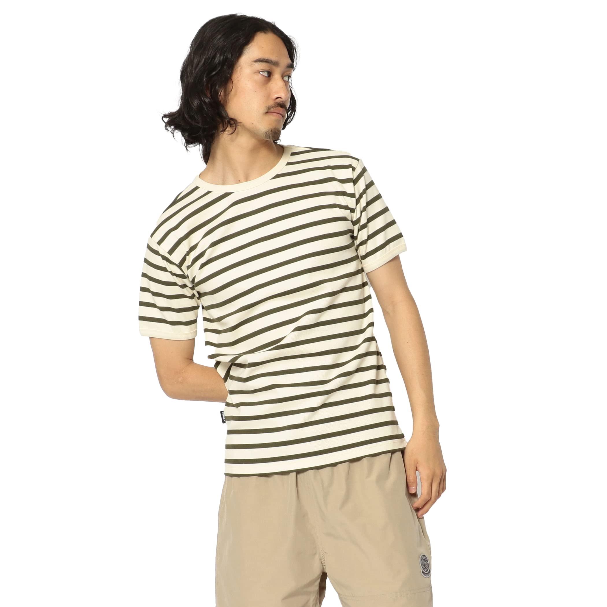AVIREX T-shirt DAILY S/S BORDER TEE 6123302 Men s S 075 olive
AVIREX T-shirt DAILY S/S BORDER TEE 6123302 Men s S 075 olive