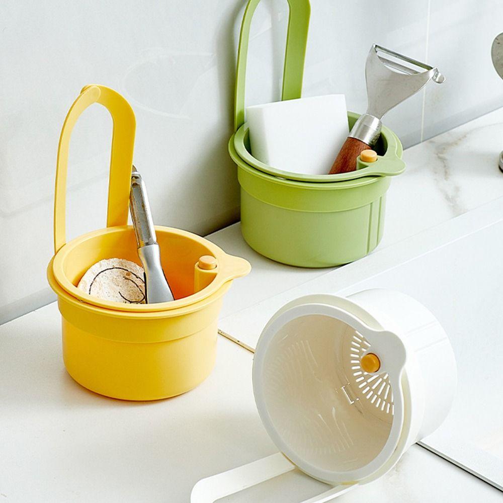 Openable Bottom Cover Sink Hanging Strainer Basket Creative Soap Sponge Shelf Bathroom жовтий
Openable Bottom Cover Sink Hanging Strainer Basket Creative Soap Sponge Shelf Bathroom жовтий