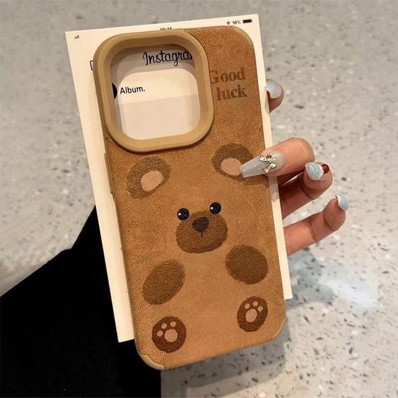 Cute Bear iPhone Case for 13Pro, 14, 15Pro, and 16Plus - Advanced Lambskin Design iPhone 15 Plus
Cute Bear iPhone Case for 13Pro, 14, 15Pro, and 16Plus - Advanced Lambskin Design iPhone 15 Plus