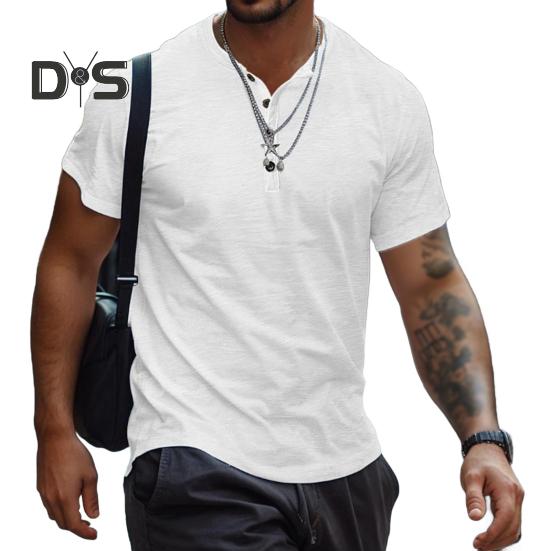 Мужская футболка с воротником Генри, короткими рукавами и пуговицами, однотонная повседневная летняя футболка для дома, спортзала, улицы, отдыха M белый
Мужская футболка с воротником Генри, короткими рукавами и пуговицами, однотонная повседневная летняя футболка для дома, спортзала, улицы, отдыха M белый