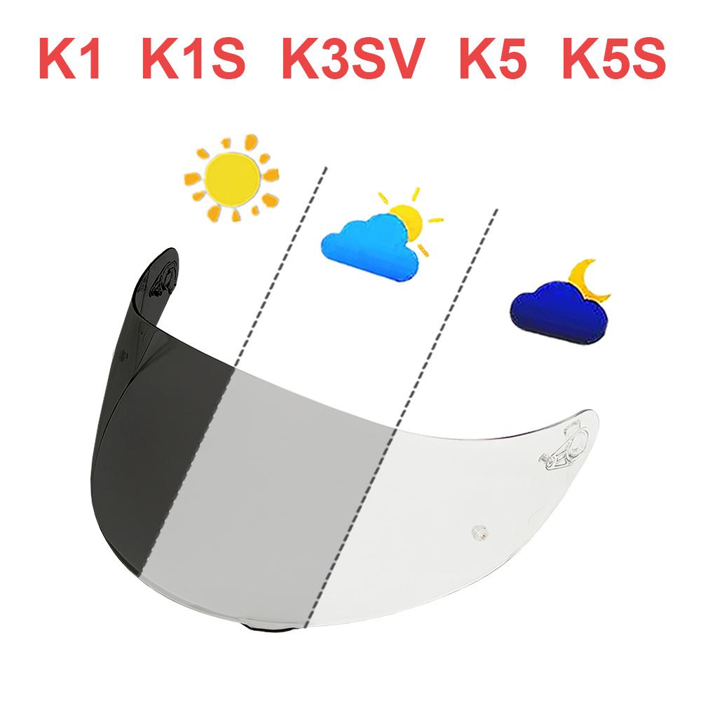 Візор для шолома K1 Для AGV K1 K3SV K5 K5S Захист від УФ Пилозахисна лінза шолома Аксесуари для шолома Сонцезахисні окуляри
Візор для шолома K1 Для AGV K1 K3SV K5 K5S Захист від УФ Пилозахисна лінза шолома Аксесуари для шолома Сонцезахисні окуляри