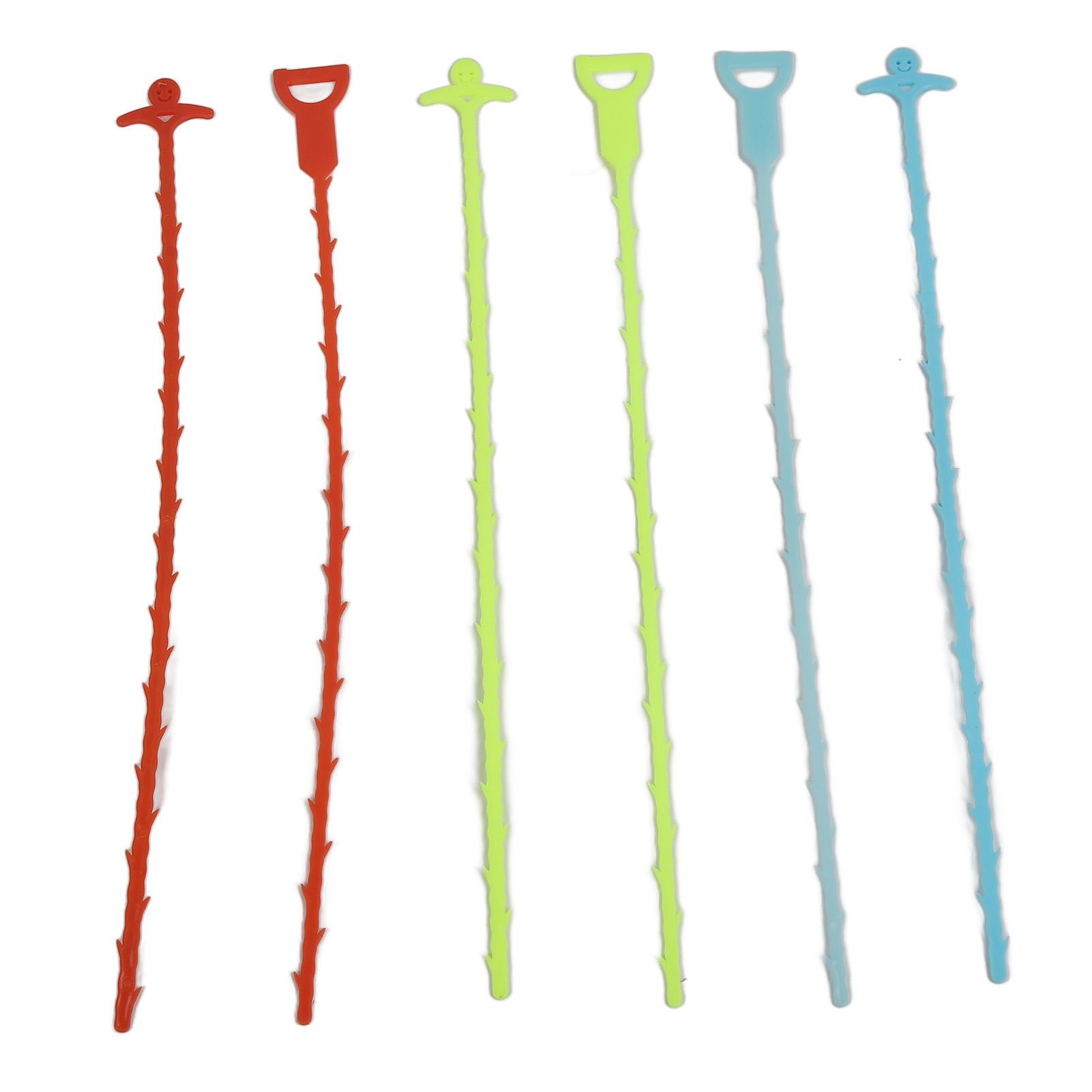 6Pcs Drain Auger Hair Cleaning Tool Versatile Rugged Soft Flexible Drain Clog Remover Tool for Sink
6Pcs Drain Auger Hair Cleaning Tool Versatile Rugged Soft Flexible Drain Clog Remover Tool for Sink
