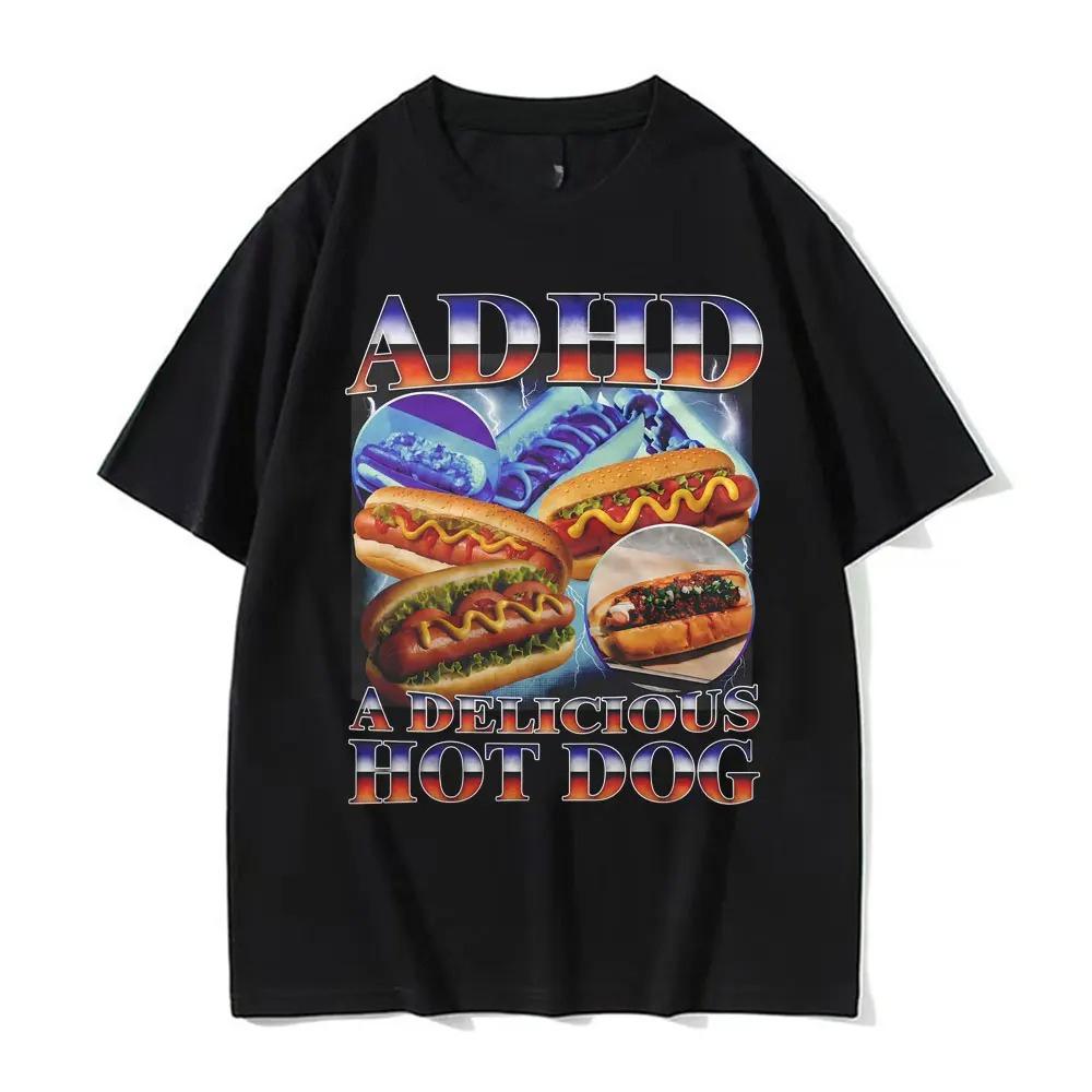 ADHD A Delicious Hot Dog Funny Food Meme Tshirt Women Vintage Summer TShirt Comfort T Shirts Graphic T Shirts Summer Streetwear S
ADHD A Delicious Hot Dog Funny Food Meme Tshirt Women Vintage Summer TShirt Comfort T Shirts Graphic T Shirts Summer Streetwear S