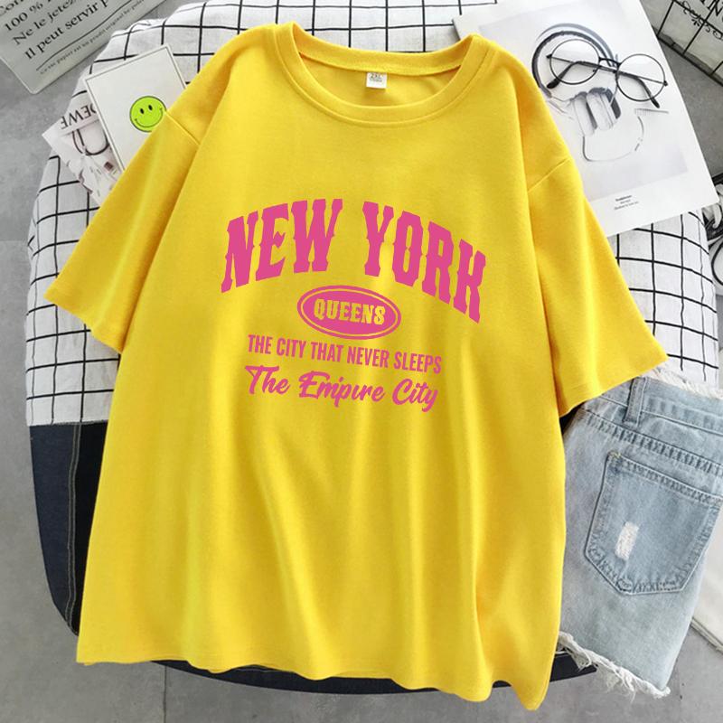 New York Queens The City That Never Sleeps T-Shirts Women Oversized Tshirt Cotton Soft Short Sleeve Street Casual Tshirts 3XL
New York Queens The City That Never Sleeps T-Shirts Women Oversized Tshirt Cotton Soft Short Sleeve Street Casual Tshirts 3XL