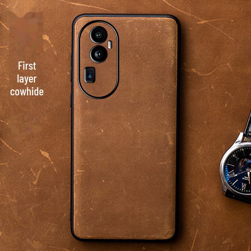 OPPO Reno10 Leather Case: Genuine Crazy Horse Leather Protective Cover for Reno10Pro+ Reno9 Pro+ чёрный
OPPO Reno10 Leather Case: Genuine Crazy Horse Leather Protective Cover for Reno10Pro+ Reno9 Pro+ чёрный