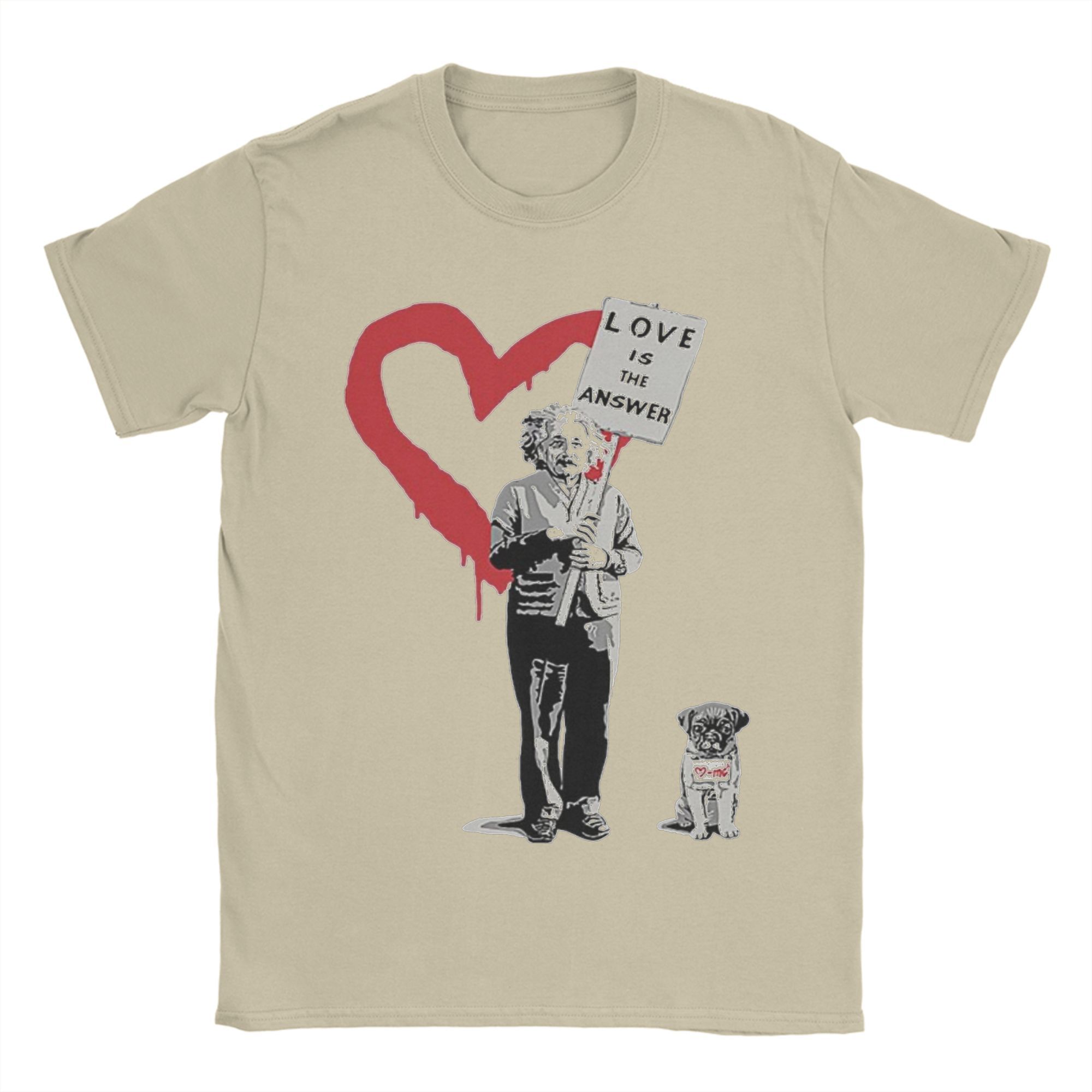 Men s T-Shirts BANKSY Unique Pure Cotton Tees Short Sleeve Einstein Love is the Answer T Shirt Round Neck Clothes 6XL XL
Men s T-Shirts BANKSY Unique Pure Cotton Tees Short Sleeve Einstein Love is the Answer T Shirt Round Neck Clothes 6XL XL