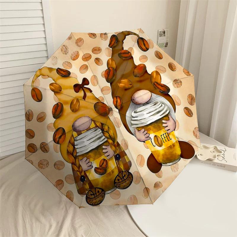 1PC Coffee Gnome Umbrella-8-Rib Reinforced, Automatic Open, Lightweight & Durable, Cute Fashion Accessory for Outdoor-Y0310
1PC Coffee Gnome Umbrella-8-Rib Reinforced, Automatic Open, Lightweight & Durable, Cute Fashion Accessory for Outdoor-Y0310