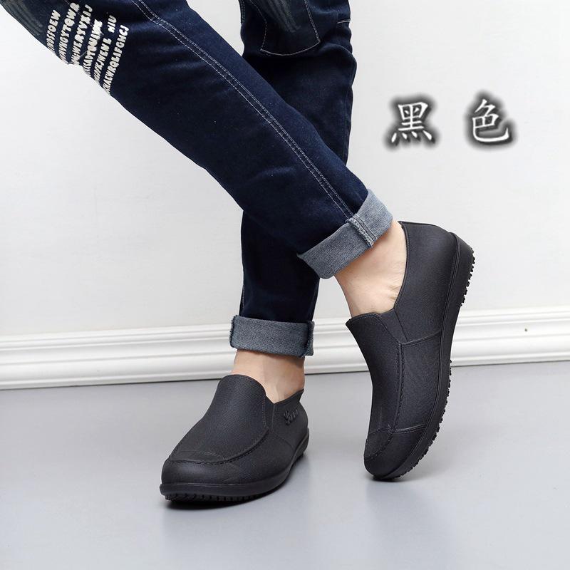 Модные мужские нескользящие водонепроницаемые садовые туфли, рабочие туфли для мойки автомобиля, эластичные резиновые сапоги до щиколотки, защитная обувь 39 чёрный
Модные мужские нескользящие водонепроницаемые садовые туфли, рабочие туфли для мойки автомобиля, эластичные резиновые сапоги до щиколотки, защитная обувь 39 чёрный