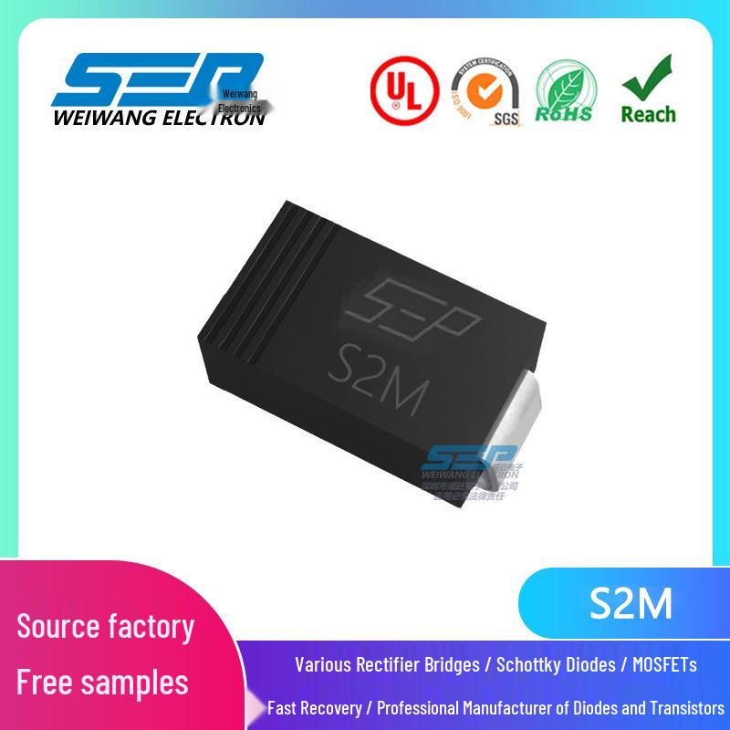 SEP S2M 1000V 2A Rectifier Diode
SEP S2M 1000V 2A Rectifier Diode