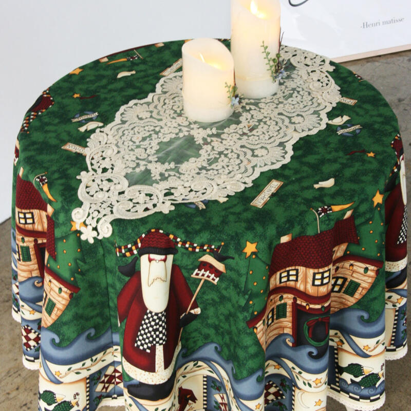 round tablecloth
round tablecloth