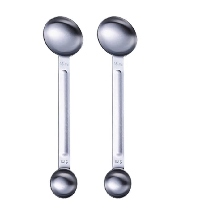 Modern 2 In 1 Coffee Measuring Spoon 5ml And 15ml Double Ended Teaspoon Stainless Steel Kitchen Gadget 1
Modern 2 In 1 Coffee Measuring Spoon 5ml And 15ml Double Ended Teaspoon Stainless Steel Kitchen Gadget 1