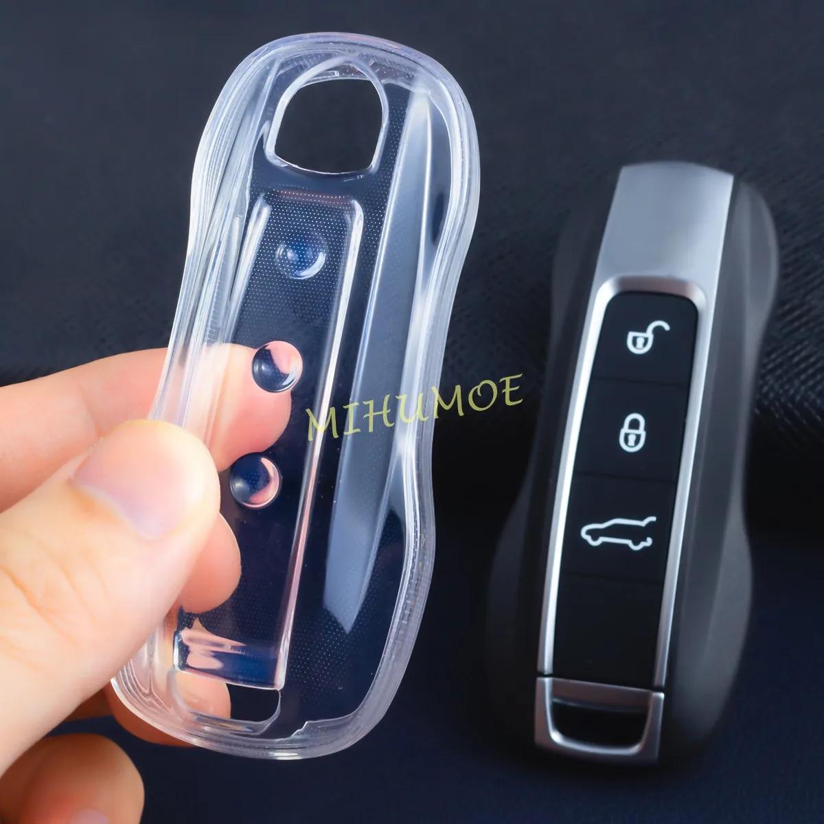 For Porsche Cayenne Coupe Taycan 911 Panamera Car Remote Key Fob Case Cover Keychain Ring Holder Protector Black Transparent
For Porsche Cayenne Coupe Taycan 911 Panamera Car Remote Key Fob Case Cover Keychain Ring Holder Protector Black Transparent