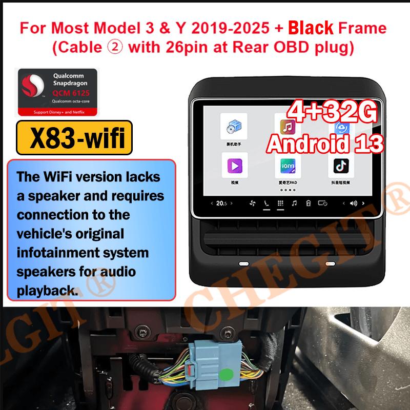 8 Inch Screen Cool Android for Tesla Moedl 3/Y Rear Air Conditioning WIFI 4+64G Intelligent Entertainment Control Display Screen
8 Inch Screen Cool Android for Tesla Moedl 3/Y Rear Air Conditioning WIFI 4+64G Intelligent Entertainment Control Display Screen