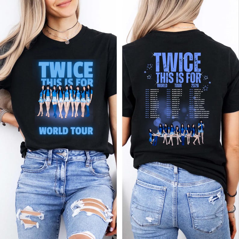 2026 Summer Fashion Trendy Tee Twice This Is for World Tour in US 2026 Shirt, Twice TEN_ The Story Goes on Shirt,Twice Members 10th Anniversary Tee XXXL
2026 Summer Fashion Trendy Tee Twice This Is for World Tour in US 2026 Shirt, Twice TEN_ The Story Goes on Shirt,Twice Members 10th Anniversary Tee XXXL