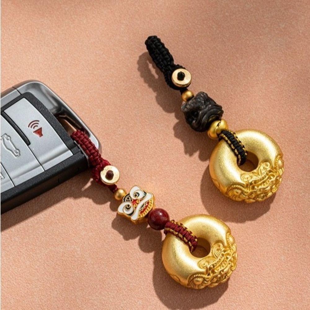 Lion Pixiu Car Key Chain Wealth Bag Ornaments Trendy Peace Buckle Pendant Style 1
Lion Pixiu Car Key Chain Wealth Bag Ornaments Trendy Peace Buckle Pendant Style 1
