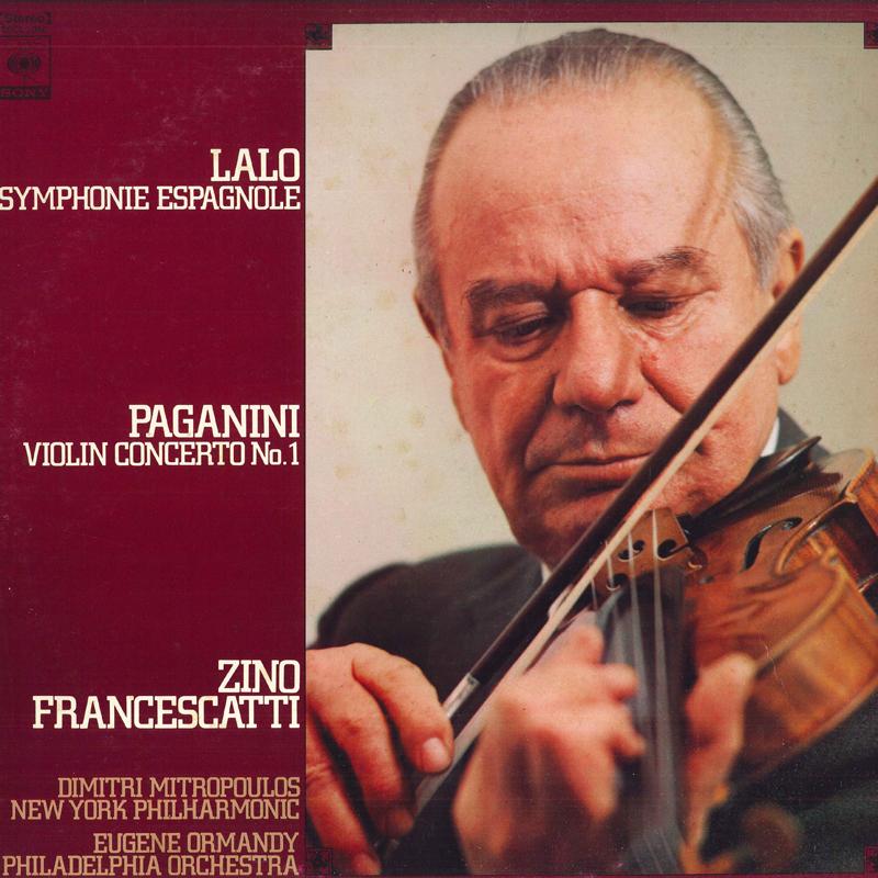 LP Record ZINO FRANCESCATTI DIMITRI MITROPOU Lalo Symphonie Espagnole Paganin SOCL1050 CBS SONY 1974 Japan Classical
LP Record ZINO FRANCESCATTI DIMITRI MITROPOU Lalo Symphonie Espagnole Paganin SOCL1050 CBS SONY 1974 Japan Classical