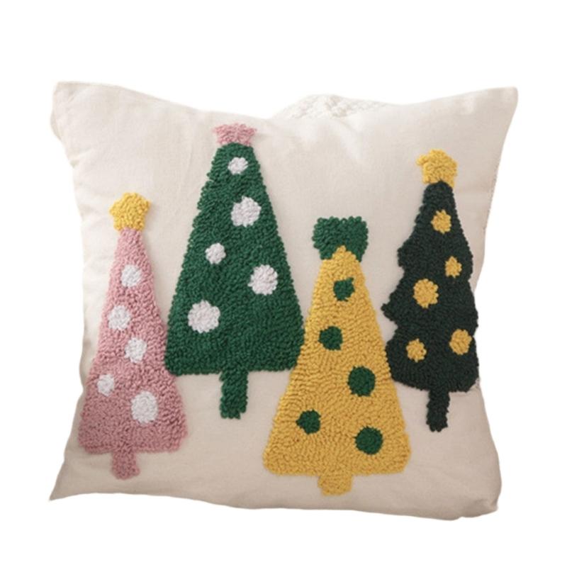 Festival Cotton Linen Cushion Cover With Christmas Tree Designs Soft Sturdy Pillowcase For Home Decoration
Festival Cotton Linen Cushion Cover With Christmas Tree Designs Soft Sturdy Pillowcase For Home Decoration