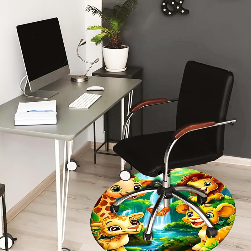 1PC Giraffe Lion Non-Slip Floor Round carpet, Office, family, bedroom, Large Area Rug Indoor Rugs, Durable PolyesterH0361 80cm by 80cm
1PC Giraffe Lion Non-Slip Floor Round carpet, Office, family, bedroom, Large Area Rug Indoor Rugs, Durable PolyesterH0361 80cm by 80cm