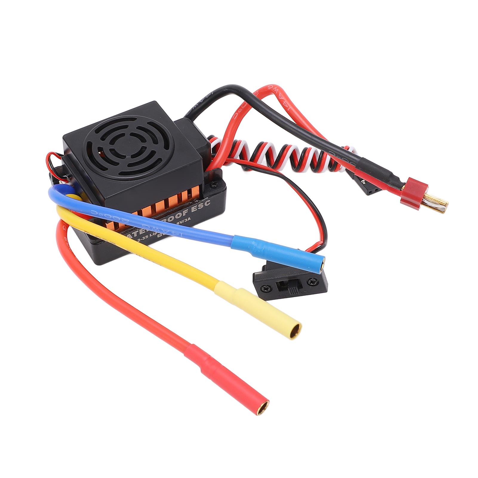 RC Brushless ESC 60A Strong Current Resistance Waterproof Dustproof Brushless ESC for 110 112
RC Brushless ESC 60A Strong Current Resistance Waterproof Dustproof Brushless ESC for 110 112