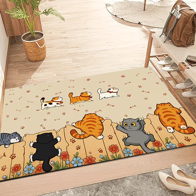 Cute cat Welcome Home Non-Slip Doormat for Home Decor, Suitable for All Seasons, Entryway Rug Indoor Floor Mat, Kitchen Mat 40cm x 60cm
Cute cat Welcome Home Non-Slip Doormat for Home Decor, Suitable for All Seasons, Entryway Rug Indoor Floor Mat, Kitchen Mat 40cm x 60cm