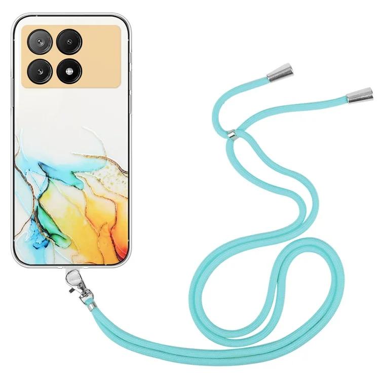 For Xiaomi Poco X6 Pro 5G / Redmi K70E 5G Cell Phone Case Hollow Marble Pattern TPU Cover with Lanyard
For Xiaomi Poco X6 Pro 5G / Redmi K70E 5G Cell Phone Case Hollow Marble Pattern TPU Cover with Lanyard