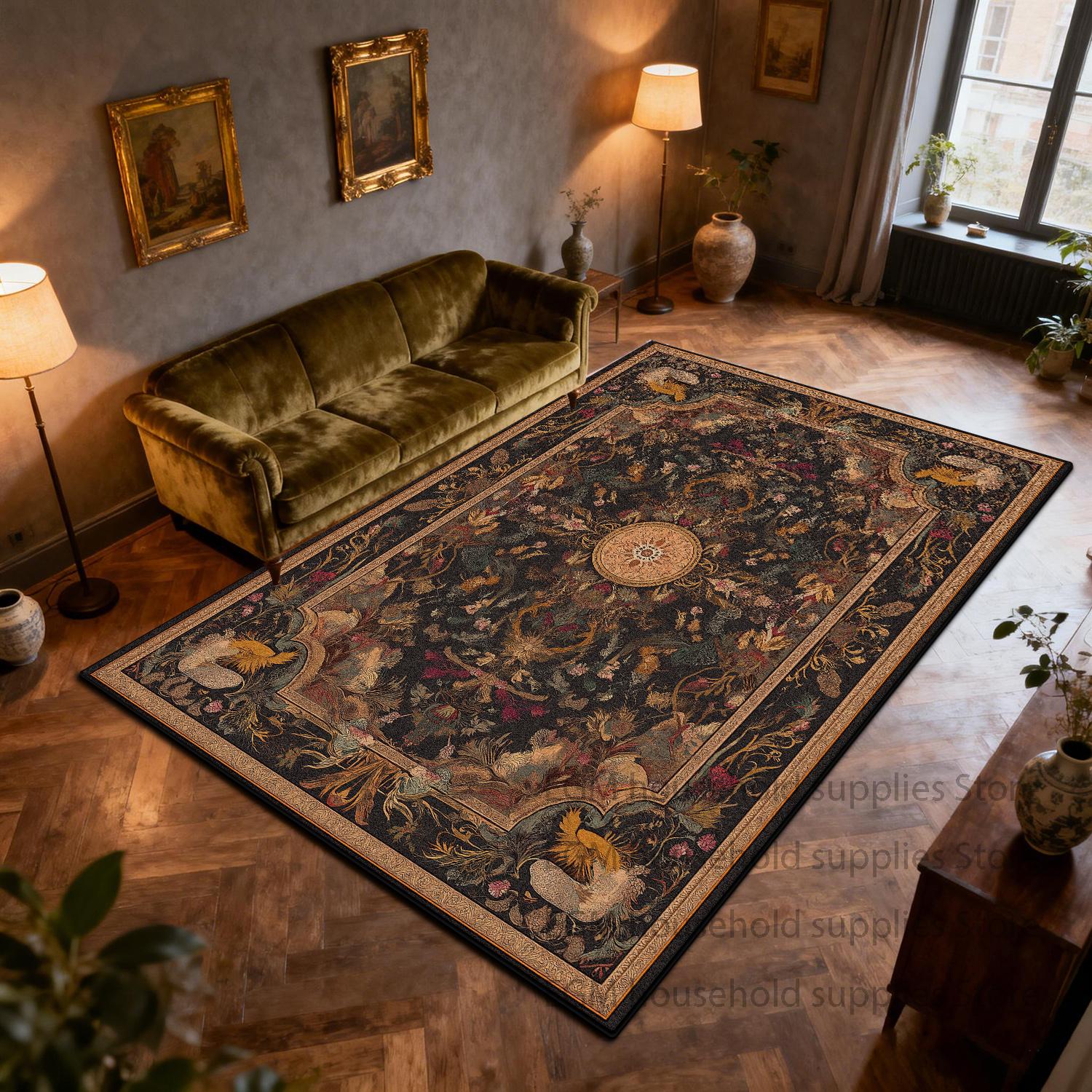 Retro Persian Carpet Luxury Living Room Comfortable Soft Non-slip Bedroom Rugs Customizable Classical Entrance Door Mat Washable 60x90cm
Retro Persian Carpet Luxury Living Room Comfortable Soft Non-slip Bedroom Rugs Customizable Classical Entrance Door Mat Washable 60x90cm