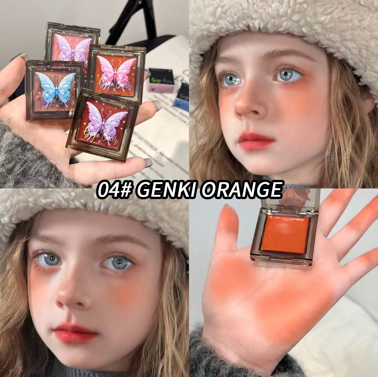 GEGE BEAR Butterfly Blush Cream Шелковистая текстура Стойкие и натуральные Новые многоцелевые тени для век и помада
GEGE BEAR Butterfly Blush Cream Шелковистая текстура Стойкие и натуральные Новые многоцелевые тени для век и помада