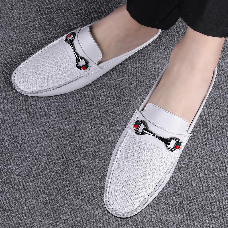 Breathable cowhide half slippers men s heelless beanie shoes men s genuine leather casual one-pedal simple men s shoes 37
Breathable cowhide half slippers men s heelless beanie shoes men s genuine leather casual one-pedal simple men s shoes 37