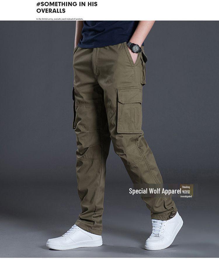 Men s Multi-Pocket Casual Cotton Trousers - Straight Leg, Ideal for Spring and Autumn Extra Large
Men s Multi-Pocket Casual Cotton Trousers - Straight Leg, Ideal for Spring and Autumn Extra Large