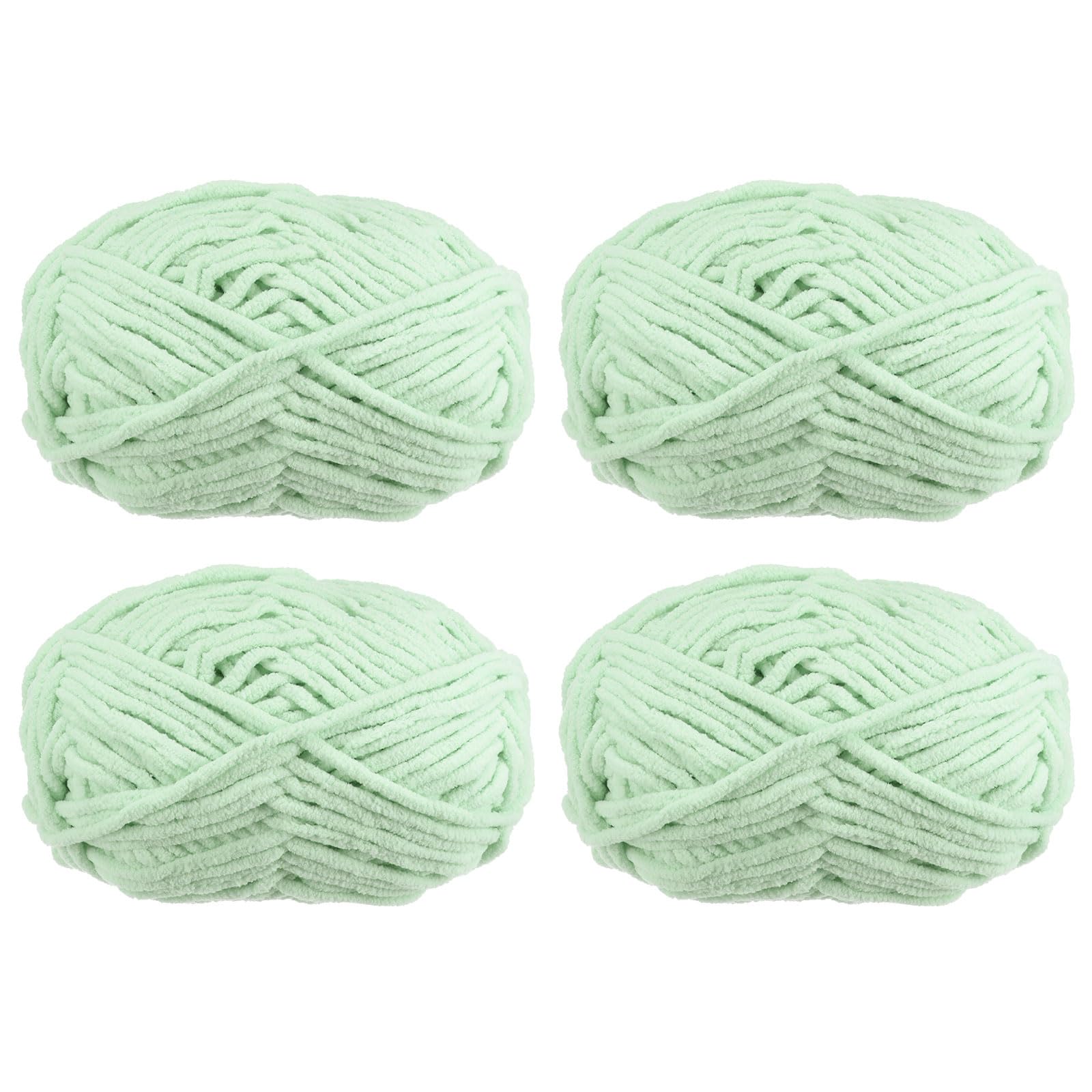 uxcell 4 Skein Chenille Blanket Yarn Gauge Bulky Polyester Soft Knitting Crochet Weaving Bag Scarf Hat Pale Blue 4x100g/14oz 5# 4x68m(248yds)
uxcell 4 Skein Chenille Blanket Yarn Gauge Bulky Polyester Soft Knitting Crochet Weaving Bag Scarf Hat Pale Blue 4x100g/14oz 5# 4x68m(248yds)