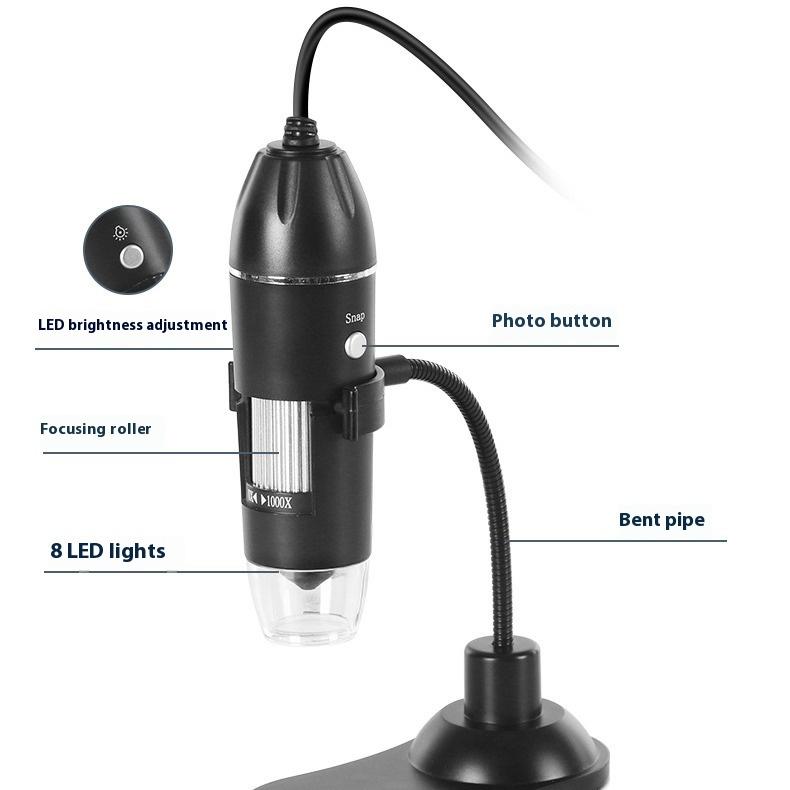 1000X Bend Tube Holder Microscope, Handheld Electronic Magnifying Glass, Cosmetic Medical Microscope 1000X
1000X Bend Tube Holder Microscope, Handheld Electronic Magnifying Glass, Cosmetic Medical Microscope 1000X