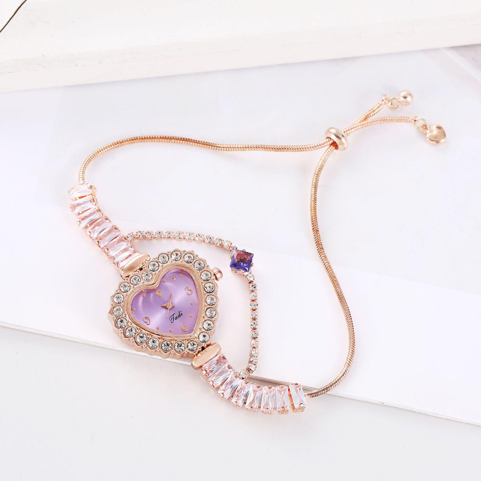 Браслет Стразы Сердце Циферблат Watchaes Ladies Atmosphere Саморегулирующиеся Часы фиолетовый
Браслет Стразы Сердце Циферблат Watchaes Ladies Atmosphere Саморегулирующиеся Часы фиолетовый