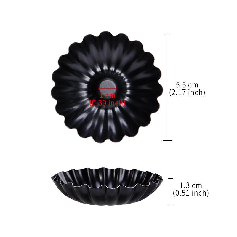 Xuechu 2,5-дюймовые рифленые формы для яичных тартов с антипригарным покрытием, набор из 12 штук, круглое дно
Xuechu 2,5-дюймовые рифленые формы для яичных тартов с антипригарным покрытием, набор из 12 штук, круглое дно