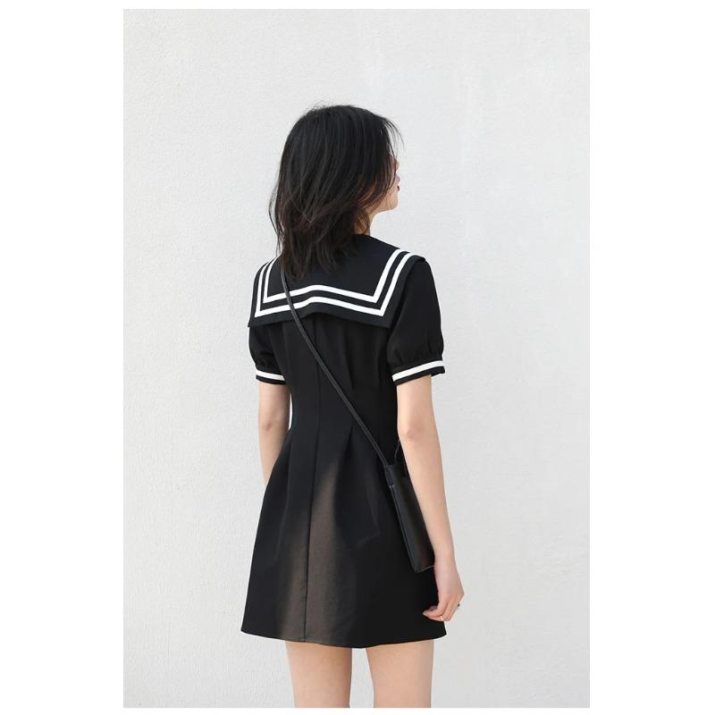 Корейские женские платья CHIC VEN, черное платье с коротким рукавом и воротником, для женщин, для офиса, для вечеринок, для колледжа, лето 2022 г.
Корейские женские платья CHIC VEN, черное платье с коротким рукавом и воротником, для женщин, для офиса, для вечеринок, для колледжа, лето 2022 г.