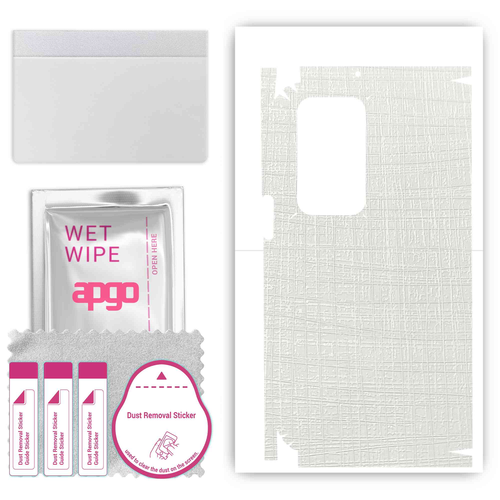 apgo Protective Skin Sticker for the back+sides compatible with Oppo Find N 5G, Full Wrap Film, Foil, Vinyl - Pattern White Fabric
apgo Protective Skin Sticker for the back+sides compatible with Oppo Find N 5G, Full Wrap Film, Foil, Vinyl - Pattern White Fabric