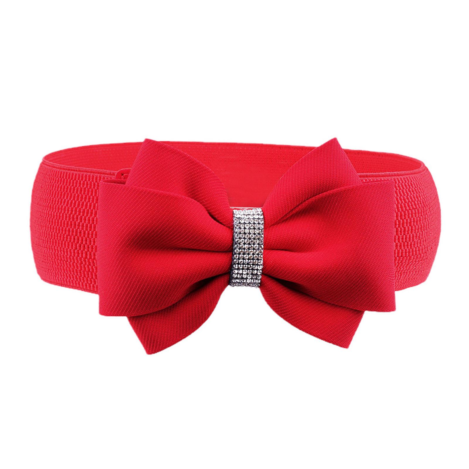 Women Fashion Elasticity Waist Strap with Bowknot Decor Belt All-match Coat Ladies Wide Harajuku Formal Waistband 1 красный
Women Fashion Elasticity Waist Strap with Bowknot Decor Belt All-match Coat Ladies Wide Harajuku Formal Waistband 1 красный