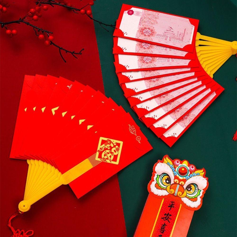 6/10 Slots Fan Shape Red Envelope Best Wishes Fan Shape HongBao Blessing Pockets Birthday 6Card Slots
6/10 Slots Fan Shape Red Envelope Best Wishes Fan Shape HongBao Blessing Pockets Birthday 6Card Slots