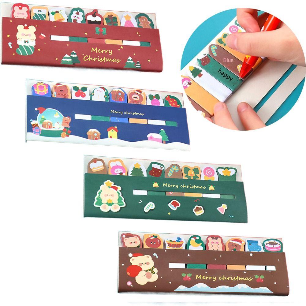 120 Sheets Christmas Sticky Notes Notepad Bookmarks Study Supplies Label Note School Office 2
120 Sheets Christmas Sticky Notes Notepad Bookmarks Study Supplies Label Note School Office 2