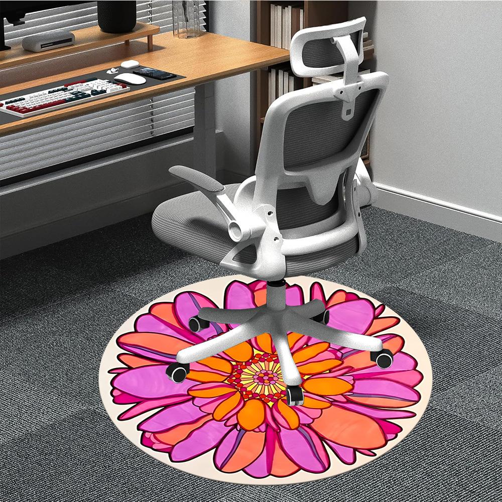 1pc Flower Mandala Carpet, Round Non Slip Durable Large Size Office Carpet, Suitable for Office 80cm
1pc Flower Mandala Carpet, Round Non Slip Durable Large Size Office Carpet, Suitable for Office 80cm