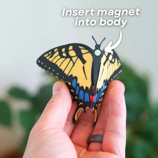 3Pcs Butterfly Magnets for Refrigerators Realistic Double-Sided Wings Flexible Butterfly Home Decor Magnets 1 Set
3Pcs Butterfly Magnets for Refrigerators Realistic Double-Sided Wings Flexible Butterfly Home Decor Magnets 1 Set