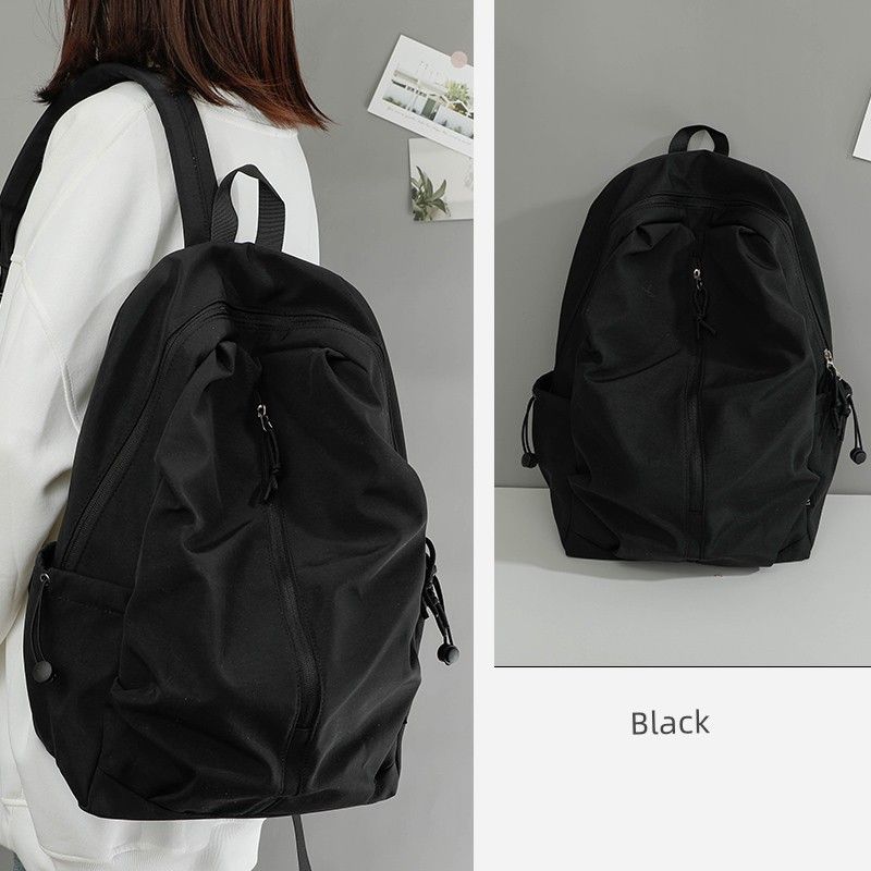 Backpack Female College Student Minimalist Lightweight Fashion Travel Large-Capacity Backpack Male High School Student Bag 2025 New Arrival Black
Backpack Female College Student Minimalist Lightweight Fashion Travel Large-Capacity Backpack Male High School Student Bag 2025 New Arrival Black